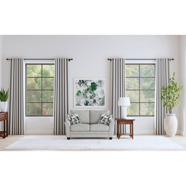 English Elm Lido Boucle Upholstered Loveseat with Flared Arms for Modern Living Spaces B062P451807
