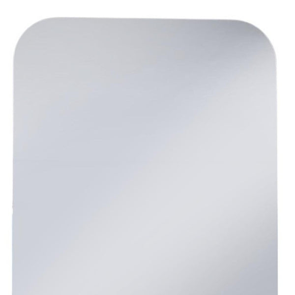 HomeRoots 35" Modern Frameless Bathroom Vanity Mirror - Sleek Design for Bright Spaces & Easy Installation 438327