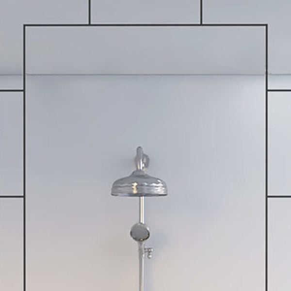 Homeroots Modern Beveled Tile Design Wall Mirror  Glass 438331