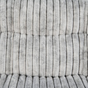 English Elm Bruni Grey Plush Console Reclining Loveseat with 2 Cup Holders, Manual Recline, Polyester Comfort B201P299731