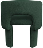 Emmet Green Boucle Fabric Dining Chair / Accent Chair 438Green-C Meridian Furniture