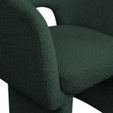 Emmet Green Boucle Fabric Dining Chair / Accent Chair 438Green-C Meridian Furniture