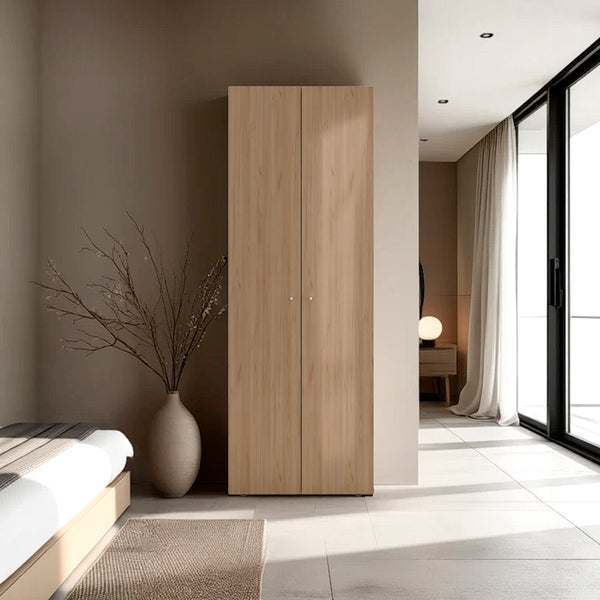 English Elm Soham Closet System Eco Macadamia Beige – Engineered Wood Organizer, Custom Shelves for Clothes & Decor B092P360640