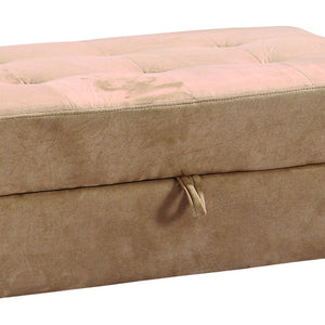 English Elm Gallant Mocha Tufted Ottoman - Versatile Storage, Stylish Seating & Cozy Footrest For Any Room B078P301538