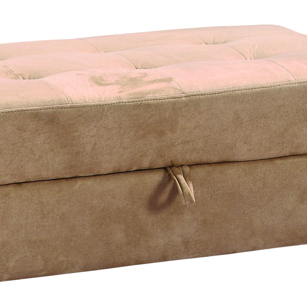 English Elm Gallant Mocha Tufted Ottoman - Versatile Storage, Stylish Seating & Cozy Footrest For Any Room B078P301538