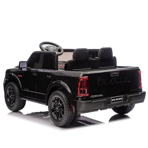 English Elm 24v Licensed Dodge Ram 2500 Kids Ride on Truck with Remote and 4-wheel Suspension W1578P305880