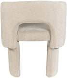 Emmet Beige Chenille Fabric Dining Chair / Accent Chair 439Beige-C Meridian Furniture