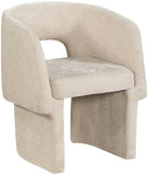 Emmet Beige Chenille Fabric Dining Chair / Accent Chair 439Beige-C Meridian Furniture