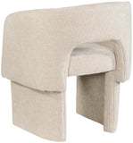 Emmet Beige Chenille Fabric Dining Chair / Accent Chair 439Beige-C Meridian Furniture