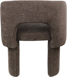 Emmet Brown Chenille Fabric Dining Chair / Accent Chair 439Brown-C Meridian Furniture