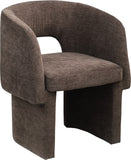 Emmet Brown Chenille Fabric Dining Chair / Accent Chair 439Brown-C Meridian Furniture