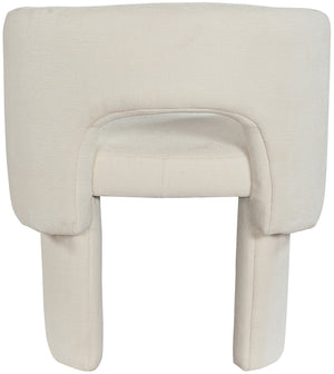 Emmet Cream Chenille Fabric Dining Chair / Accent Chair 439Cream-C Meridian Furniture