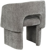 Emmet Grey Chenille Fabric Dining Chair / Accent Chair 439Grey-C Meridian Furniture