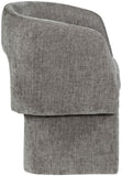 Emmet Grey Chenille Fabric Dining Chair / Accent Chair 439Grey-C Meridian Furniture