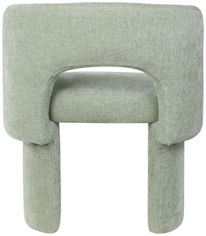 Emmet Mint Chenille Fabric Dining Chair / Accent Chair 439Mint-C Meridian Furniture