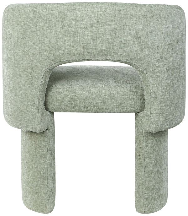 Emmet Mint Chenille Fabric Dining Chair / Accent Chair 439Mint-C Meridian Furniture