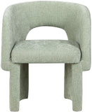 Emmet Mint Chenille Fabric Dining Chair / Accent Chair 439Mint-C Meridian Furniture