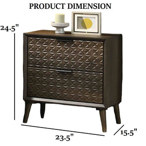 English Elm Contemporary Glam Nightstand Glossy White Lacquer Chrome Legs Dovetail Drawer Bedroom B2741P435315