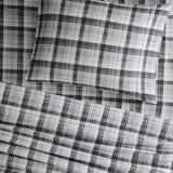 Woolrich Flannel Lodge/Cabin Sheet Set WR20-2047 Grey Plaid