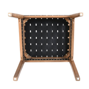 English Elm Christopher Knight Home® - DINING Chair Set of 2 PU Leather Dining Chairs with Rubberwood Frame, Modern Industrial Elegance Black 74689.00BLK