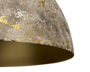 Sunpan Tara Pendant Light - Striking Modern Dome Design with Antique Gold Finish, Perfect for Stylish Decor