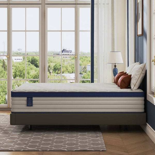 English Elm Ad-004-4 King Mattress 12 Inch Deep Contouring Support for Restful Couples Sleep W3127P457679