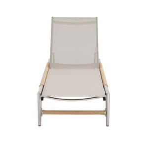 English Elm Christopher Knight Home® - Hargrove Outdoor Chaise Lounge With Breathable Mesh Seat, Lightweight Aluminum Frame, 1Pc N775P232986S