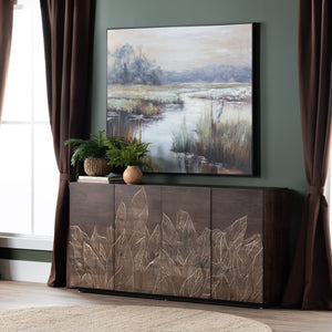 Crestview Collection Gazing Egret - Elegant Wall Decor By Crestview - Exquisite Chinese Art For Your Home Aesthetic   Cvtop3398