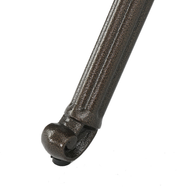 English Elm Christopher Knight Home® - Outdoor Expandable Aluminum Patio Dining Table with Removable Leaf, Hammered-Bronze Lattice Top, Seats 6 61394.00BRZ