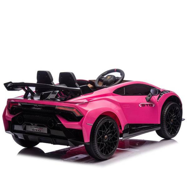 English Elm Lamborghini Huracan Sto 24v Kids Ride on Drift Car with Led Lights and Remote W1578P210770