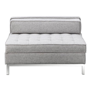 English Elm Covella Tufted Storage Ottoman with Lift Top in Gray Polyester for Living Rooms B2769P504207
