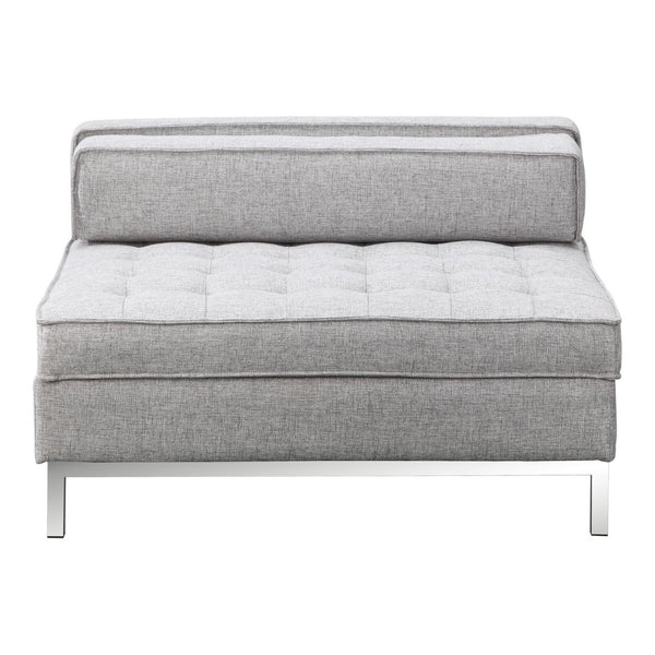 English Elm Covella Tufted Storage Ottoman with Lift Top in Gray Polyester for Living Rooms B2769P504207