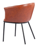 Garston Dining Chair Brown 110176 Zuo Modern