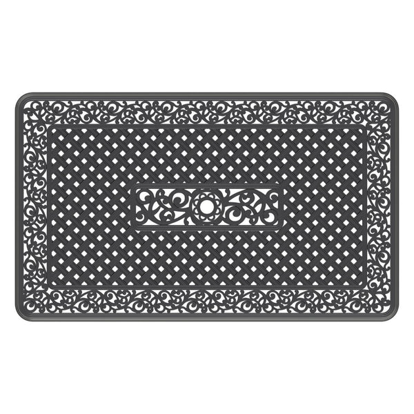 English Elm 7-Piece All-Weather Cast Aluminum Dining Set With 6 Swivel Chairs & Cushions For Outdoor Comfort P3 W1710S00354-GIGA