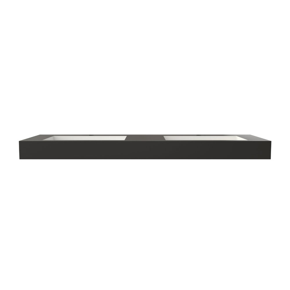 English Elm Stone Resin Seamless Basin Sink for Spa and Contemporary Bathroom Vanity Decor T3785P355775