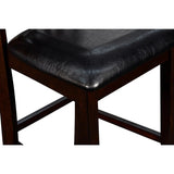 English Elm Hoyae Brown and Black Counter Chairs With Padded Seat (Set Of 2)