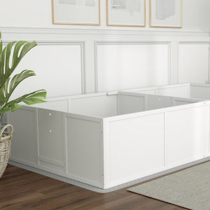 English Elm Pawhut Whelping Box With Washable Pad & Adjustable Door - Safe Space For Dogs & Puppies, 96" X 47" W2225P249986-GIGA