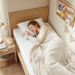 JLA Home Beautyrest - Heated mattress pad with dual-zone warmth, 5 heat settings, 10-hour auto-off, deep 18" fit 75 L x 39 W x 0.8H BR55-5283