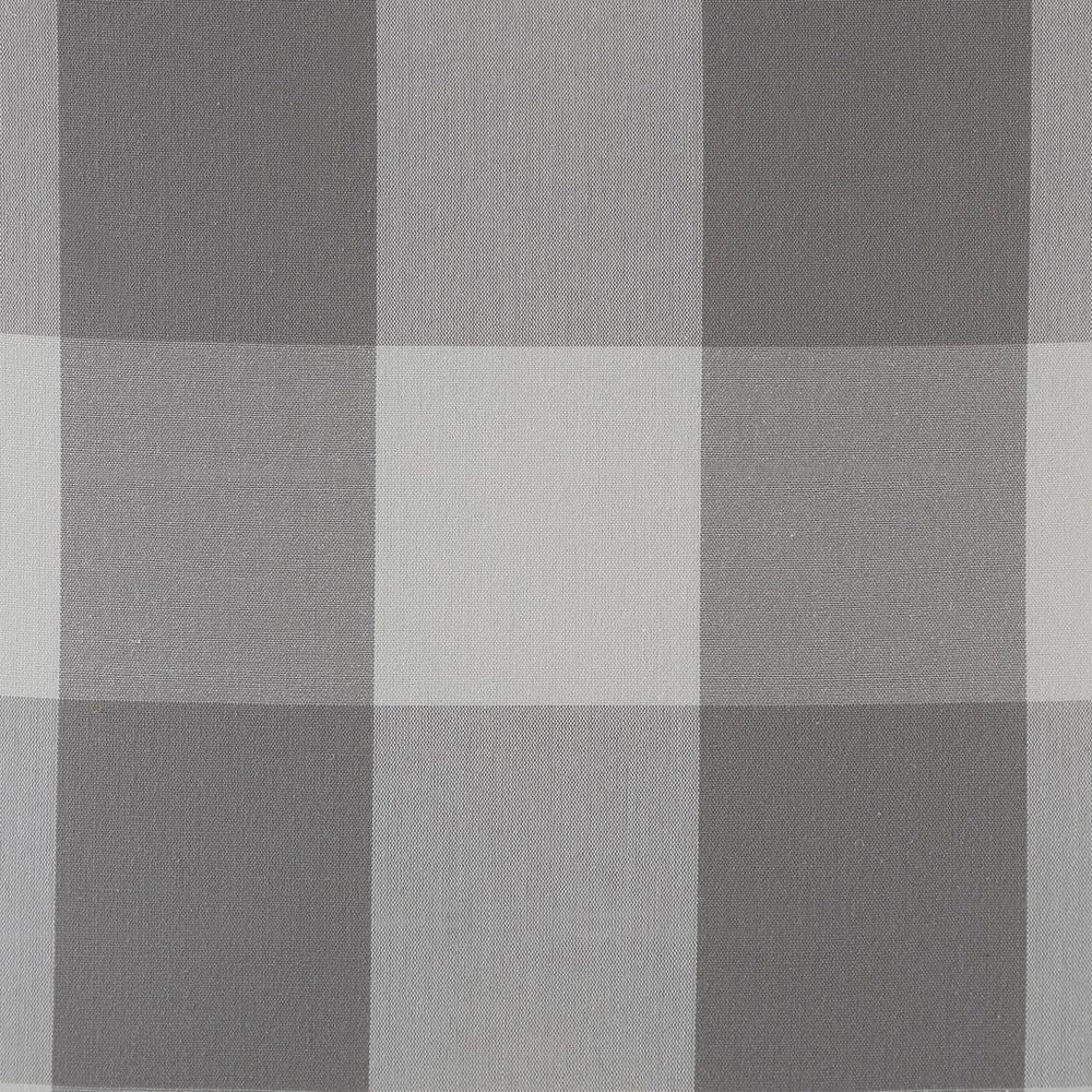 English Elm Grey Rolled Arm Swivel Glider Chair with Wingback Plaid Upholstery, Removable Covers, Elegant Comfort B062P186522