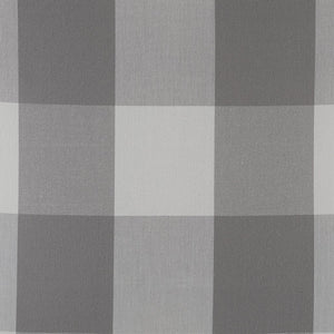 English Elm Grey Rolled Arm Swivel Glider Chair with Wingback Plaid Upholstery, Removable Covers, Elegant Comfort B062P186522