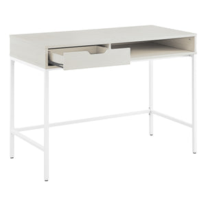 OSP Home Furnishings Contempo 40" Desk White Oak