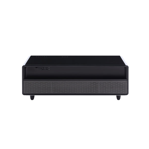 English Elm Modern Smart Coffee Table with Built-in Dual Fridge, Bluetooth Speakers, 15W Wireless Charge, RGB Lights White+Black W1172P320208
