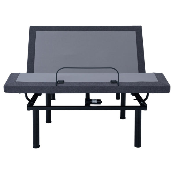 English Elm Threepio Upholstered Adjustable Bed Base with Wireless Remote and Zero Gravity Presets B062P334270