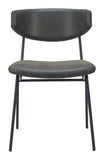 Charon Dining Chair - Set of 2 Vintage Black 110259 Zuo Modern