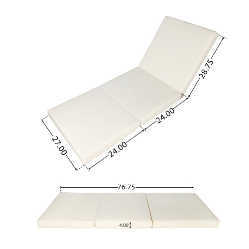 English Elm Christopher Knight Home® - Lounge Chaise Set - Elegant Acacia Wood With Cream Triple-Fold Cushion, Adjustable Backrest & Versatile Options N770P281696T_N770P208317C