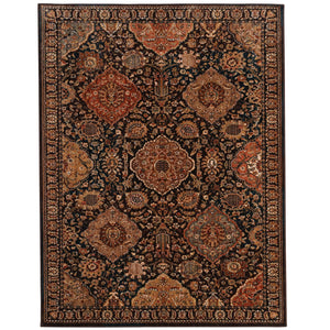 Capel Rugs Bosphorus-bahktiar Luxurious Machine-woven Rug – Elegant Design Inspired By Istanbul's Heritage Chocolate, Tan 100% Polyester 4400rs08001100750