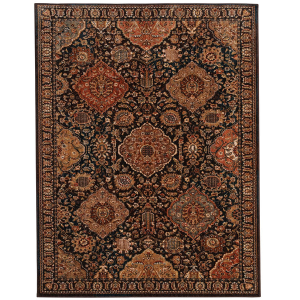 Capel Rugs Bosphorus-bahktiar Luxurious Machine-woven Rug – Elegant Design Inspired By Istanbul's Heritage Chocolate, Tan 100% Polyester 4400rs08001100750
