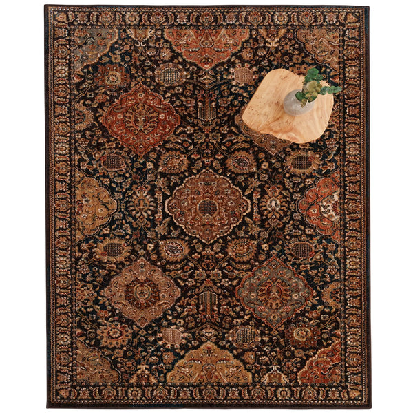 Capel Rugs Bosphorus-bahktiar Luxurious Machine-woven Rug – Elegant Design Inspired By Istanbul's Heritage Chocolate, Tan 100% Polyester 4400rs08001100750