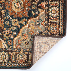 Capel Rugs Bosphorus-bahktiar Luxurious Machine-woven Rug – Elegant Design Inspired By Istanbul's Heritage Chocolate, Tan 100% Polyester 4400rs08001100750