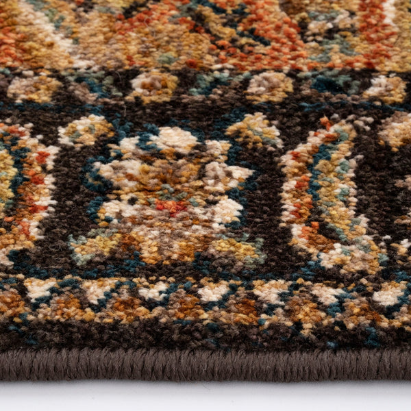 Capel Rugs Bosphorus-bahktiar Luxurious Machine-woven Rug – Elegant Design Inspired By Istanbul's Heritage Chocolate, Tan 100% Polyester 4400rs08001100750